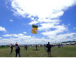 活動報告写真　「越中だいもん凧まつり」